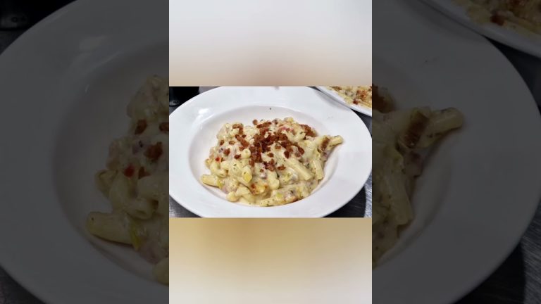 Creamy Ham & Leek Pasta #chefarchiepie