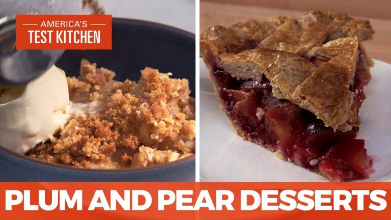 How to Make Incredible Fruit Desserts Like Plum-Ginger Pie and Pear Crisp