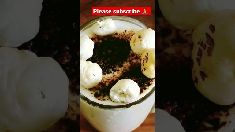 #quick 5 minutes makhana smoothie recipe #fox nut recipe shorts