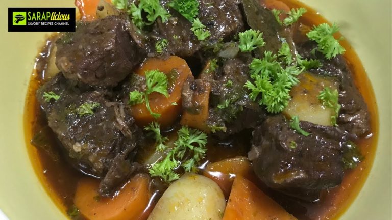 Beef Stew with Red Wine Recipe
