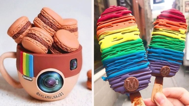 How To Make Colorful Cake For Party | Easy Dessert Recipes | So Yummy Heart Cake Tutorials