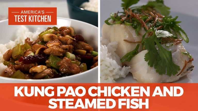How to Make Kung Pao Chicken and Oven-Steamed Fish with Scallions and Ginger