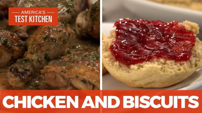 How to Make Braised Chicken with Mustard and Herbs and Easiest-Ever Biscuits