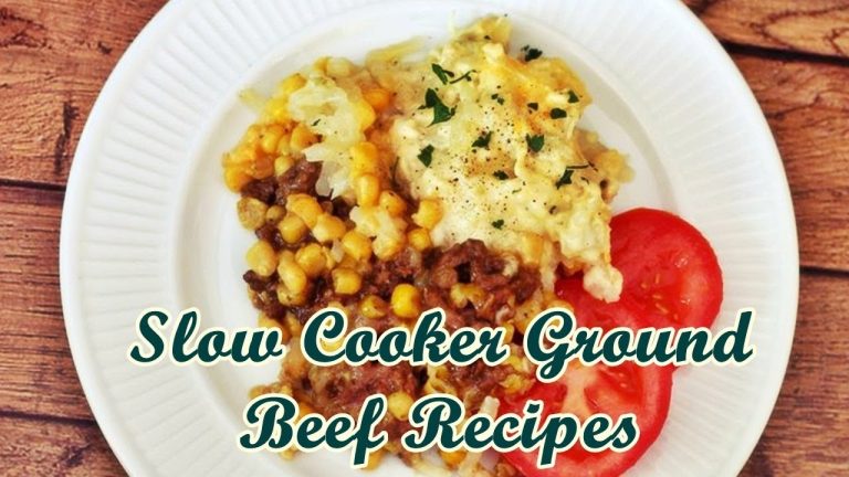 Slow Cooker Ground Beef Recipes
