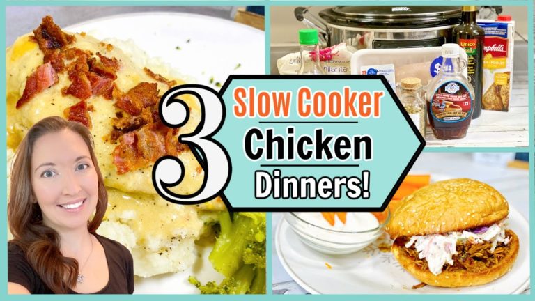 Easy SLOW COOKER Chicken Recipes You Will LOVE | Whats for Dinner?