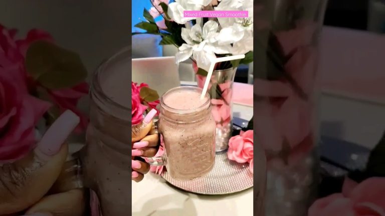 Kharyzma4u: Mixed Fruit Vegan Smoothie #shorts #smoothie