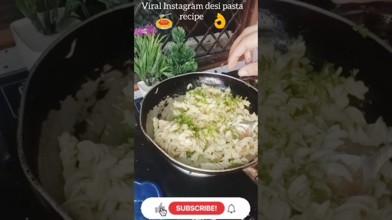 Instagram viral recipe desi pasta easy and cook 2 minutes recipe challenge series last day#shorts 😍