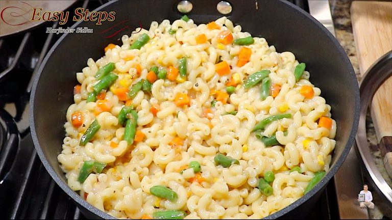 How To Cook Elbows Vegetable Pasta | Simple Vegetable Pasta Recipe
