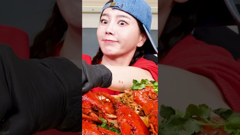 [Mukbang Shorts] 마라맛 🔥 랍스터 마라롱샤 & 직접 만든 마라샹궈 까지 먹방 쇼츠 Lobster Crayfish Seafood Recipe ASMR Ssoyoung