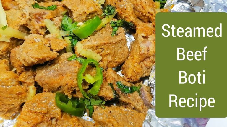 Steam Beef Tikka Boti Banane Ka Tarike – Bakra Eid Special Recipe 2021 – Beef Steam Roast Recipe