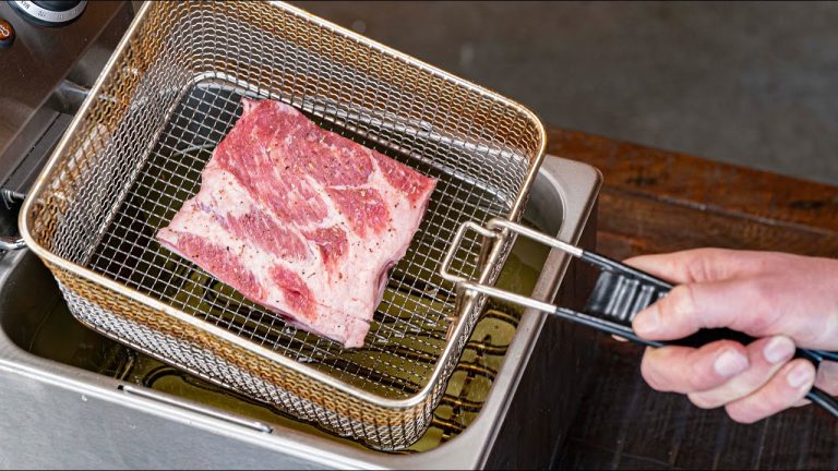 I Deep Fried my Pork Ribs