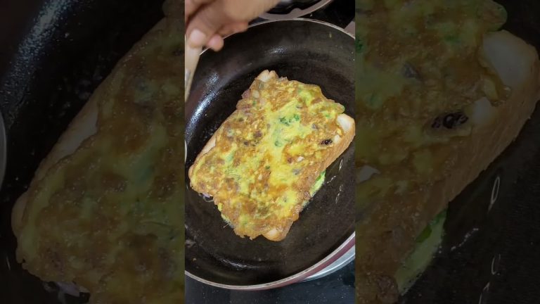 Bread Omelete Recipe | How to make bread Omelete | snacks recipe | #shorts #2023