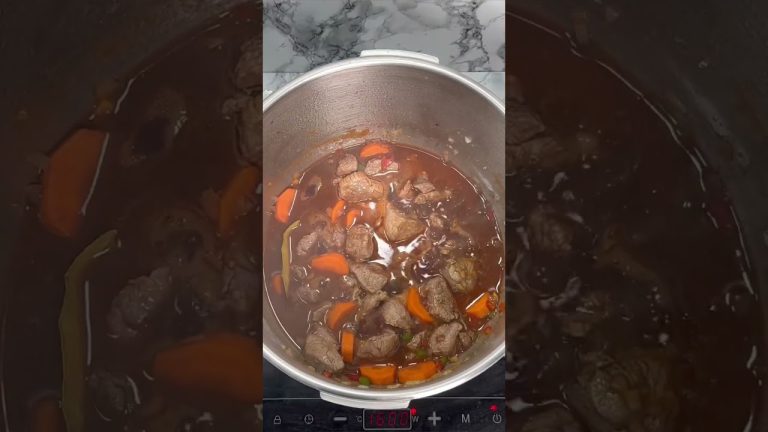 Garbanzos con carne de ternera – potaje en olla express