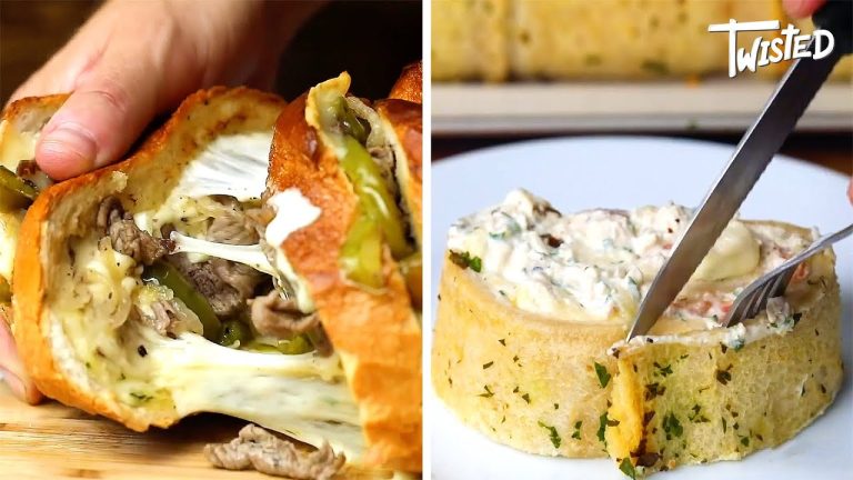 Meaty Stuffed Garlic Bread Recipes To Share