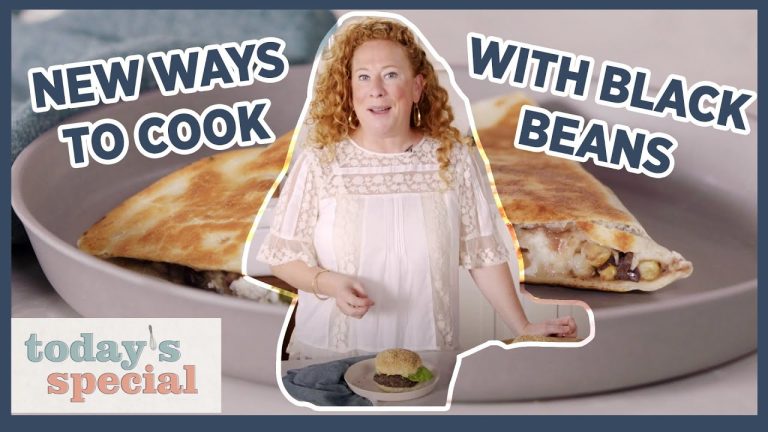 Pantry-Staple Black Bean Burgers and Quesadillas | Today’s Special with Ashley Moore