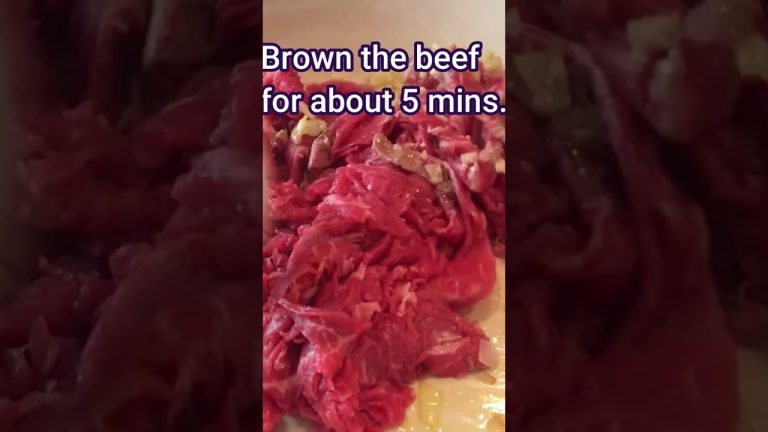 Easy BISTEK TAGALOG FILIPINO BEEF STEAK Recipe Close to Bulgogi #Shorts