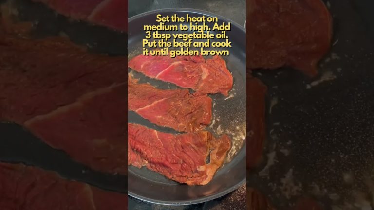 Beef Bistek Tagalog Recipe panlasang pinoy ulam pinoy quick and easy home cooking #binge #shortfeed