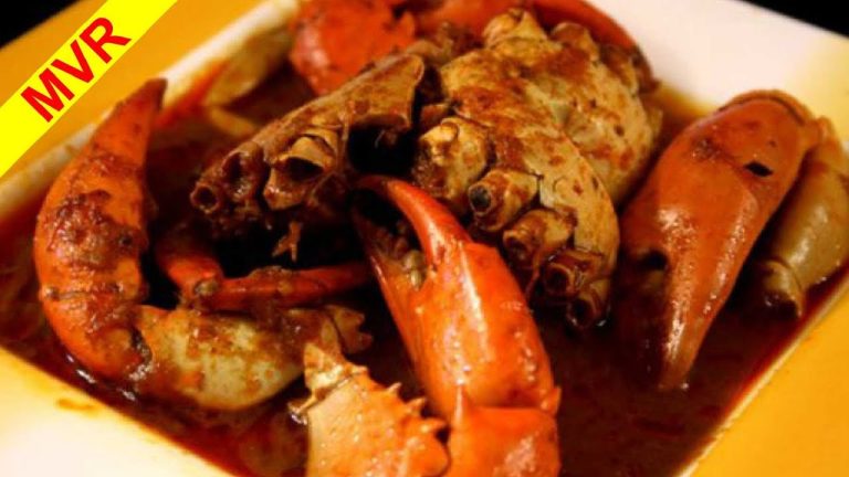 Crabs Curry Recipe | Spicy Crab Masala Recipe | Seafood Recipes By My Village Recipes
