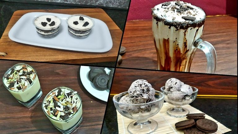 4 Easy Oreo Dessert Recipes || NO BAKE OREO DESSERTS ||  Oreo Recipe Ideas || Viral Oreo Recipes ||