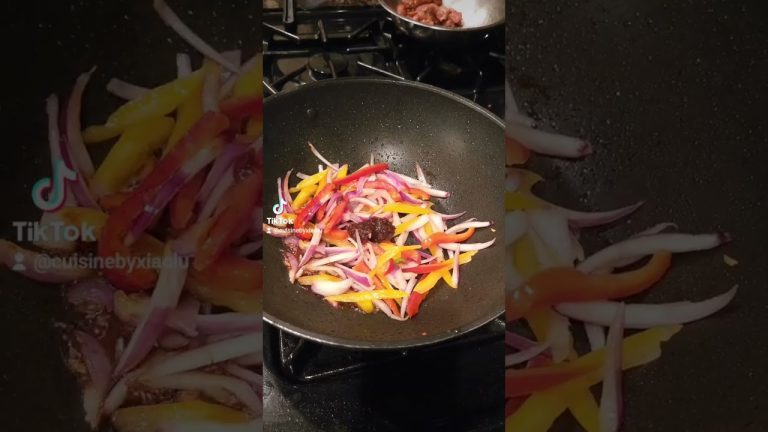 Mongolian Beef in a few easy steps!