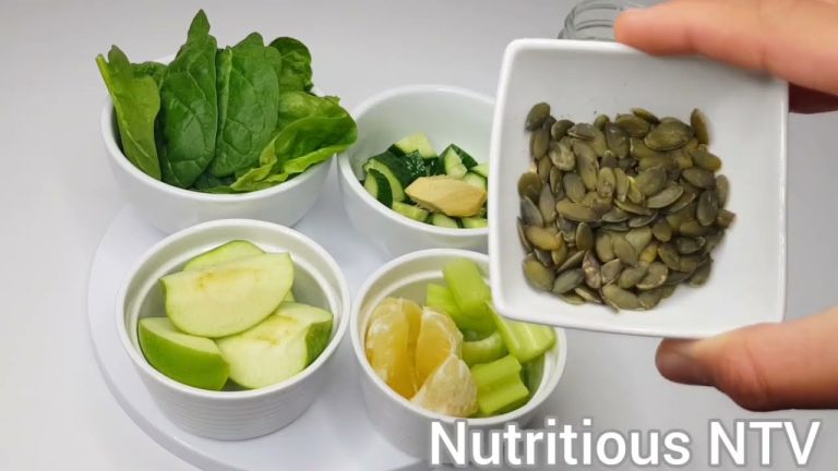 🛑 Crunch Green Smoothie ~ Cleanse the liver in 3 days with this Green Detox Smoothie