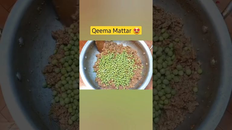Qeema Mattar #shorts #food #cooking #recipe #pathan #besharamrang #india #beef #qeema