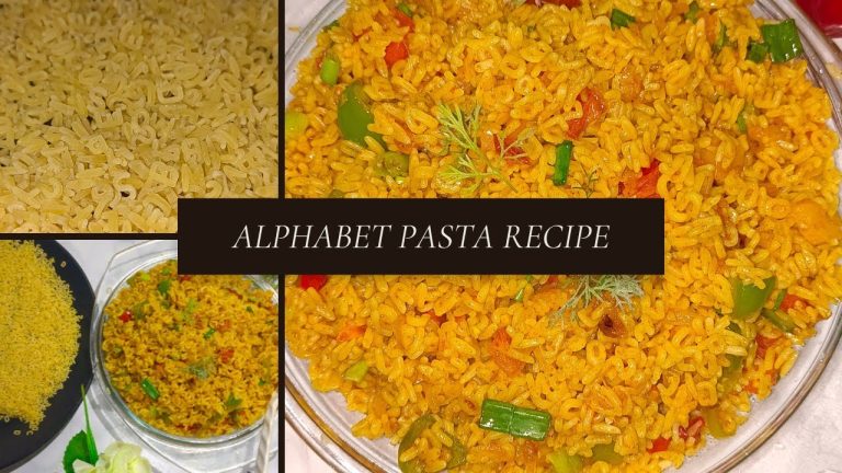 Alphabet pasta recipe( @yasmin creative cooking) pasta recipe, new unique recipe.