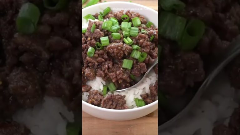 YUMMY Korean Minced Beef Recipe #shorts #lunarnewyear #beefrecipe #koreanfood #koreanrecipe #cooking