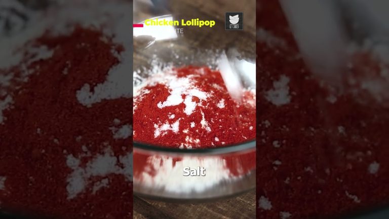 Chicken Lollipop in a Minute 🍗 | #shorts