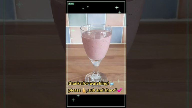 Just Fig and Milk! | Fig Smoothie Recipe | Rich and Delicious | #Shorts