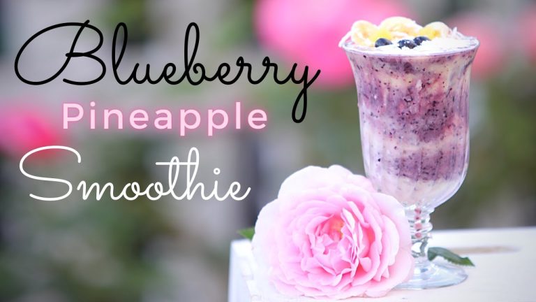 Blueberry Pineapple Smoothie | Healthy Galaxy Smoothie Recipe | Dole