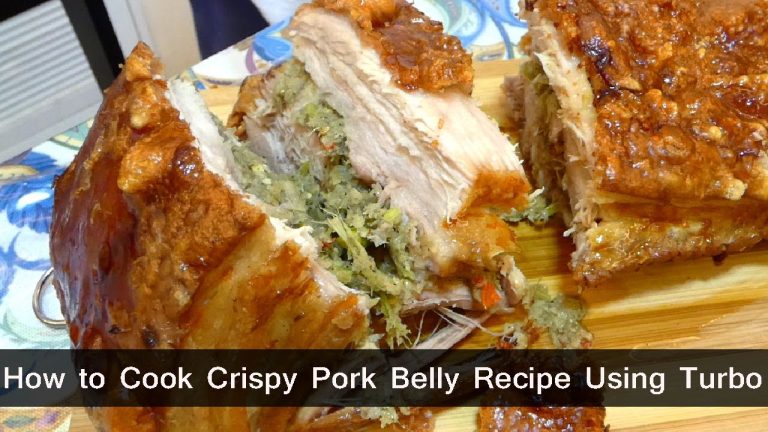 How to Cook Crispy Pork Belly Recipe Using Turbo