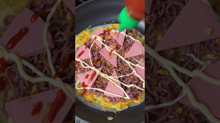 Day 27.75 of my ramen challenge – Rice Paper Ramen Pizza