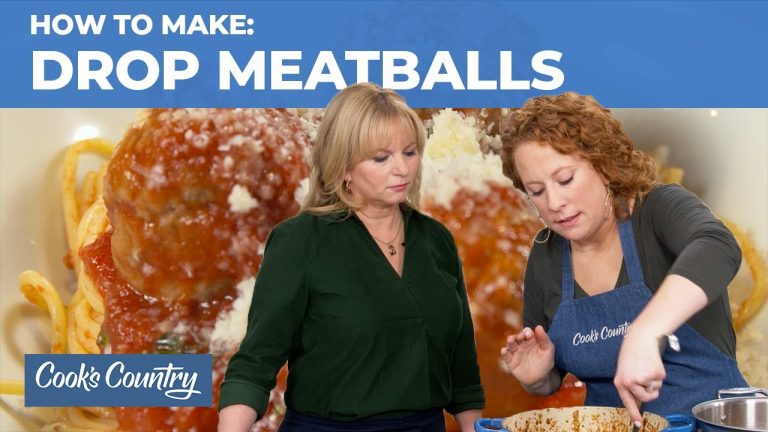 How to Make the Easiest Drop Meatballs
