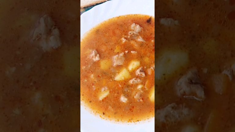 Zimska čorba sa svinjskim mesom – Stew with pork #recipes #çorba #lunch #rezept #soup