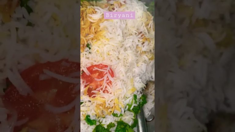 Biryani (Spicy Yummy Beef Biryani) #shorts #foodrecipes #foodandfun