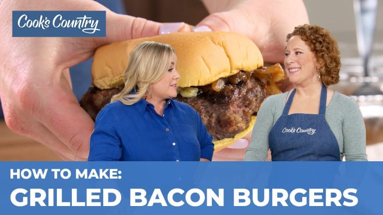 How to Make Our Extremely Satisfying Grilled Bacon Burgers
