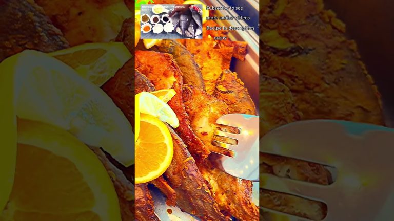 “Cooking with Rabbitfish: Delicious Fried Recipe for the Seafood Lover”