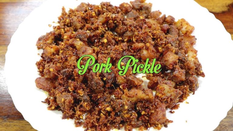 How to Make Pork Pickle | Gahori Achar | Northeast Indian Pork Recipes | Pork Pickle Recipe