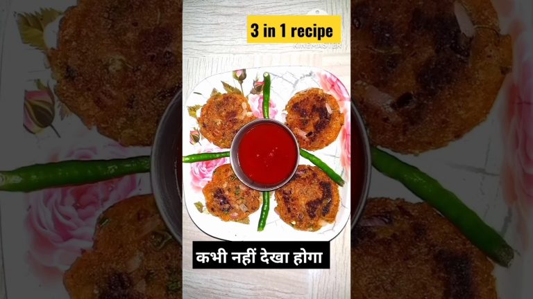 Bread 3 in 1 recipe #shorts #ytshorts #viralshorts #cooking #breadrecipe #snacks #tipsandtricks