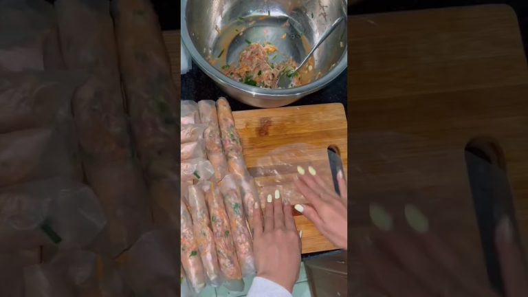 Làm Nem Rán Hình Túi Tiền Lạ Mắt|Ther Nguyễn #shorts