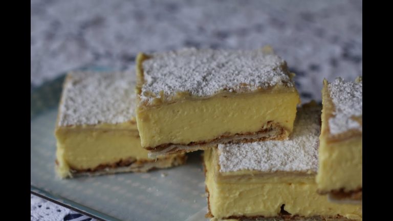 Basic Vanilla Slice | Simple Dessert Recipes | Kidspot