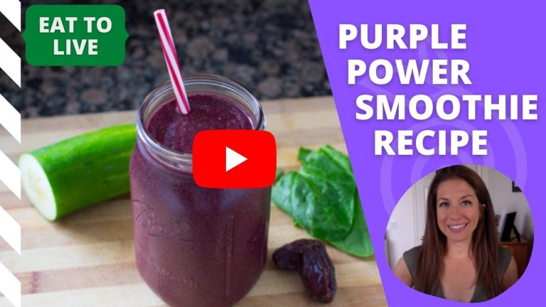 Purple Power Smoothie Recipe by Dr. Joel Fuhrman