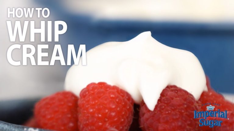 How To Whip Cream For Homemade Dessert Recipes