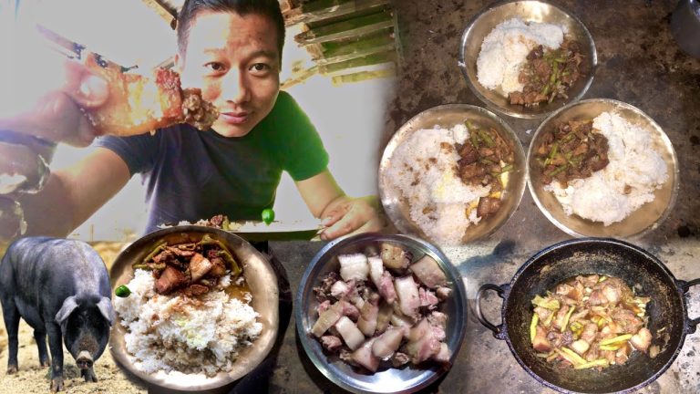 PORK CURRY NEPALI VILLAGE STYLE | PORK RECIPE | NEPALI MUKBANG | PIG LOVER | Majjale Cooking Mukbang