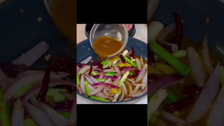 My First Mongolian Beef Recipe I’ve Ever Made|| DELICIOUS #shorts