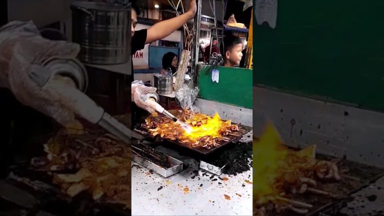 SEAFOOD BAKAR !!! Korean Street Food Di Pasar lama Tangerang