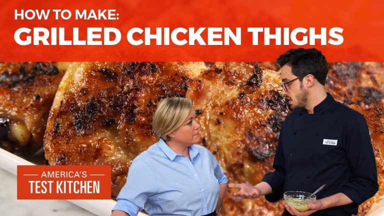 How to Make the Best Grilled Chicken Thighs with Mustard and Tarragon