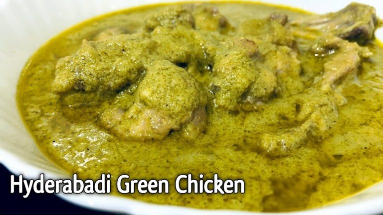 Hyderabadi Green Chicken | Hariyali Chicken Recipe | Green Chicken Recipe | Chicken Recipes