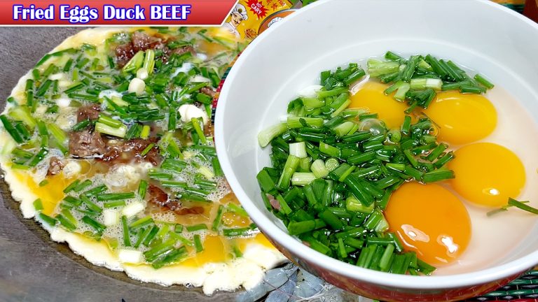 Yummy Yummy, Fried Eggs Duck BEEF Recipes, Homemade food